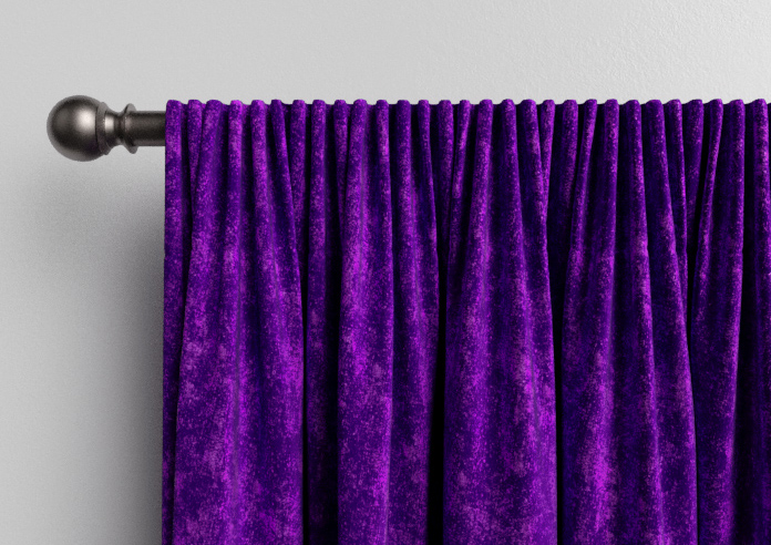 Caen Chenille, Purple - Made to Measure Curtains - Image 9